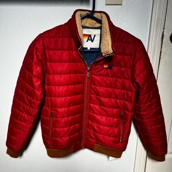 Aviator nation sunburst puffer jacket
